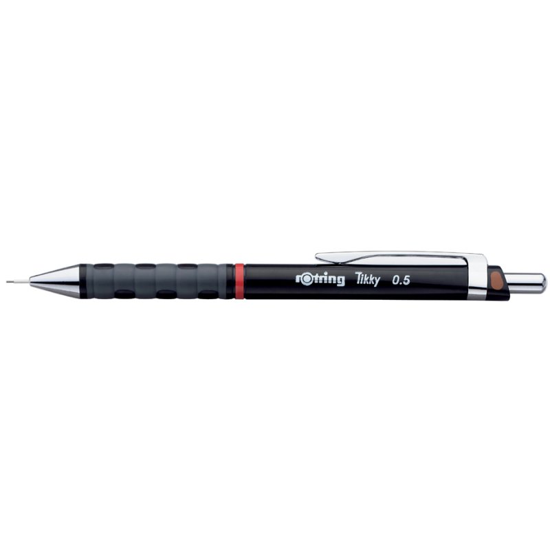 Rotring Tikky vulpotlood set, zwart, 0,35/0,5/0,7 mm, 3 stuks