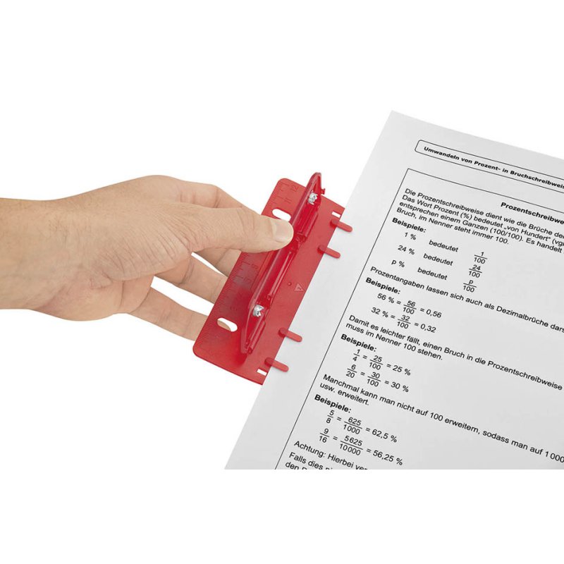 WEDO perforateur de poche, capacité de perforation 3 feuilles, plastique, couleurs assorties