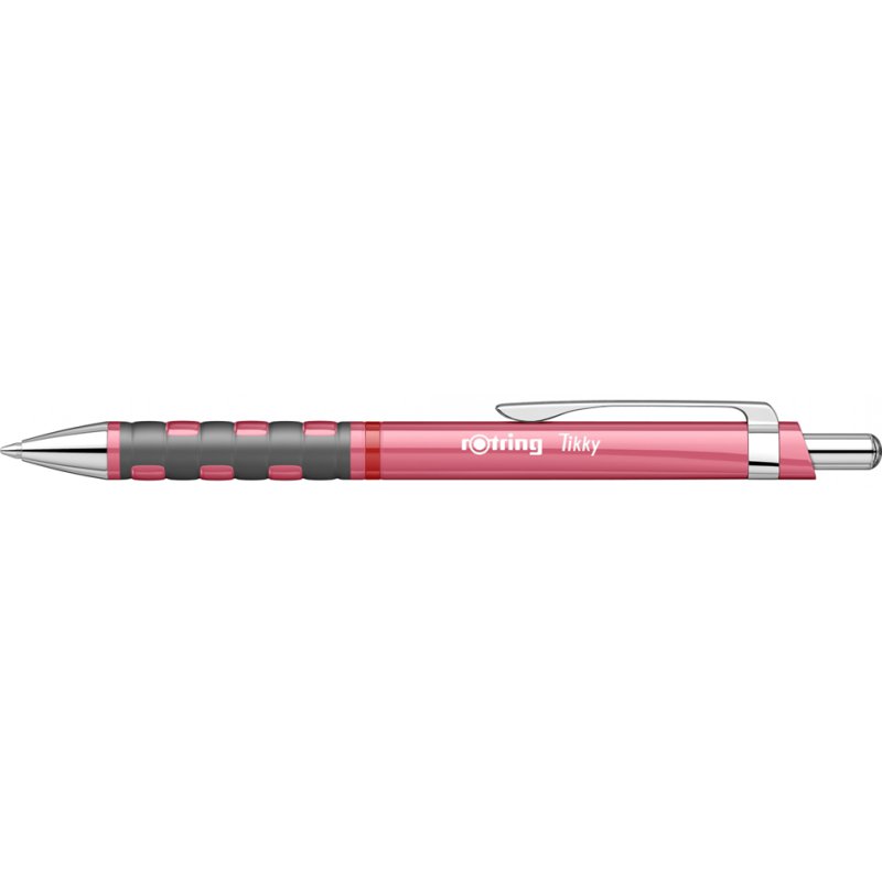 Rotring stylo bille rétractable Tikky, bleu, largeur de trait M