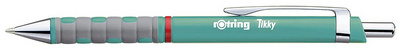 rotring Tikky drukbalpen, zwart, blauwe inkt, M