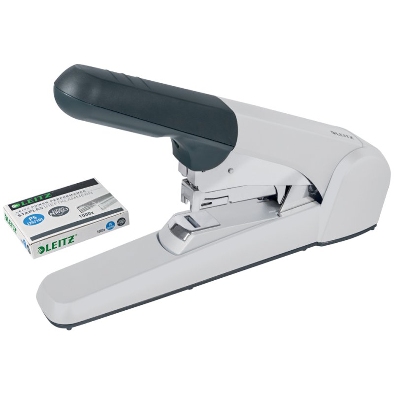 LEITZ agrafeuse 5552, 60 feuilles, argent, incluant 1000 agrafes