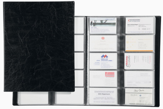 DURABLE album de cartes de visite VISIFIX, noir, 96 cartes
