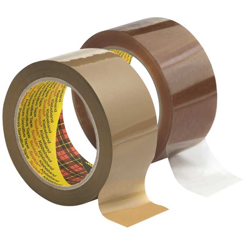 Scotch verpakkingstape 3707, PP, transparant, 50 mm × 66 m