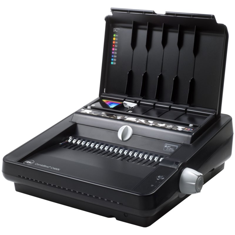 GBC machine de reliure CombBind C450E, électrique, noir, 450 feuilles