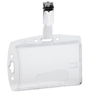 DURABLE naamkaarthouders met clip, 54 x 85 mm