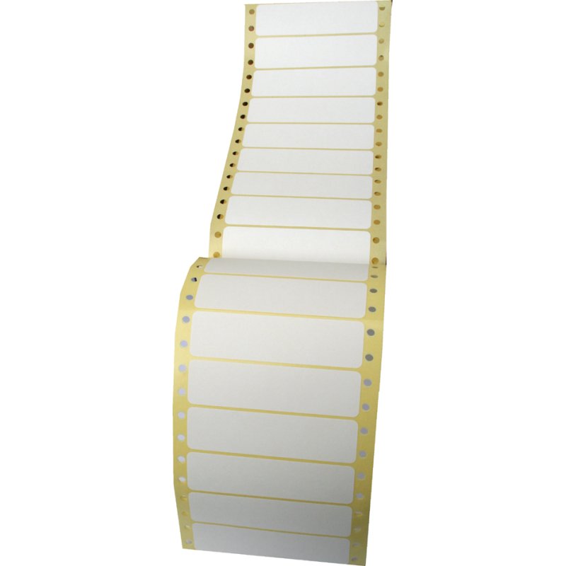 Kores étiquettes continues pour ordinateur, blanc, 89×36 mm, 1 voie, 4000 pièces