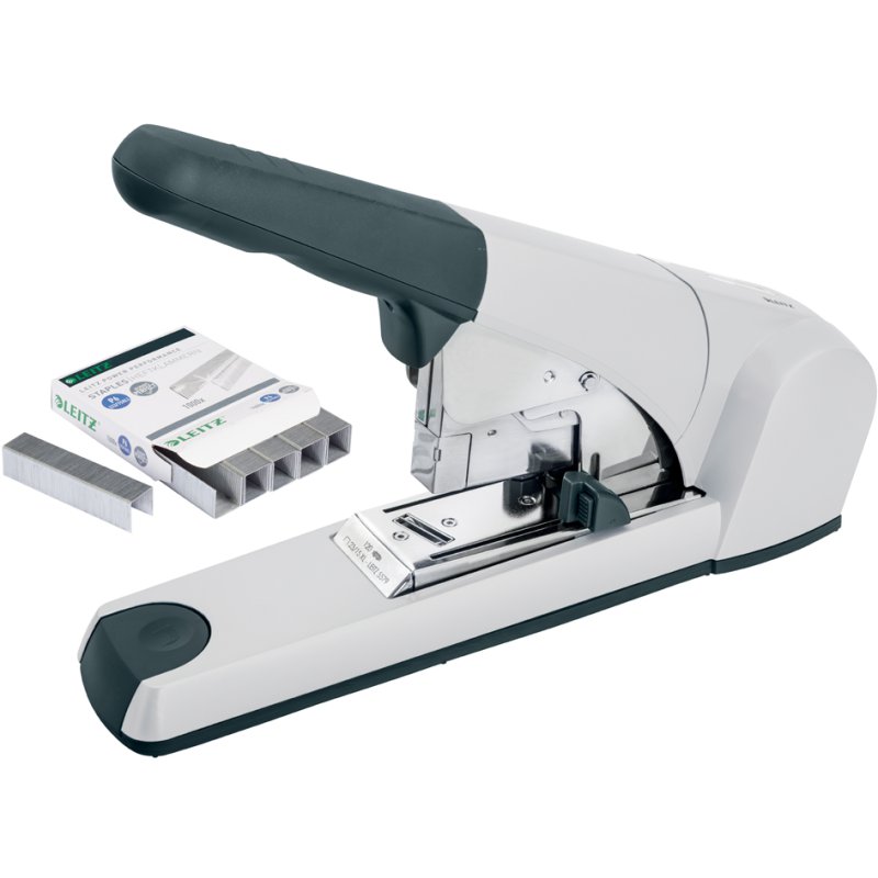 LEITZ nietmachine 5553, zilver, 120 vel, 56 mm