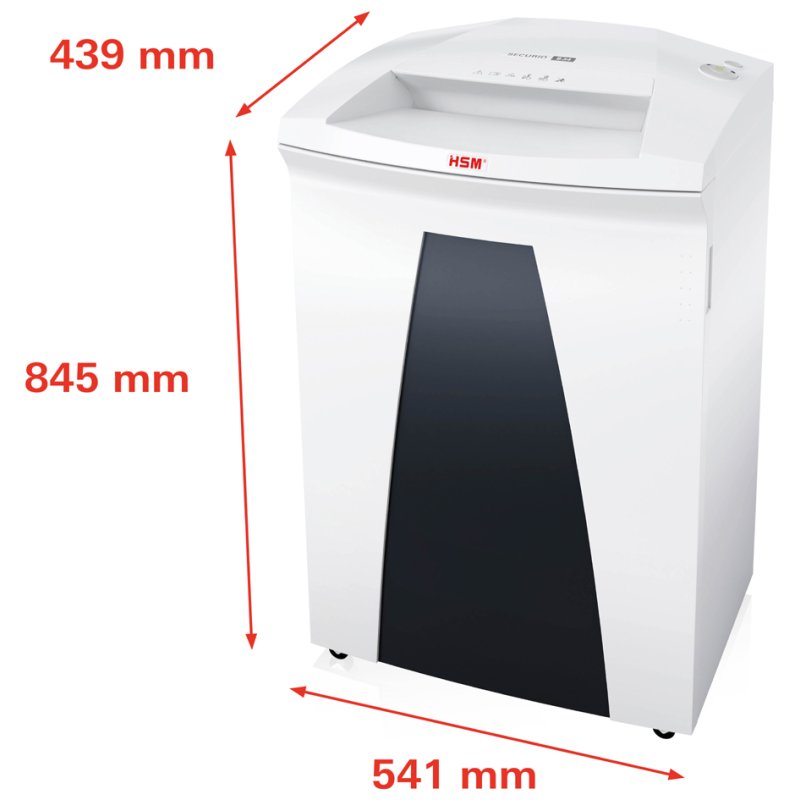 HSM papiervernietiger SECURIO B34, partikelsnit 4,5×30 mm, P-4 beveiligingsniveau