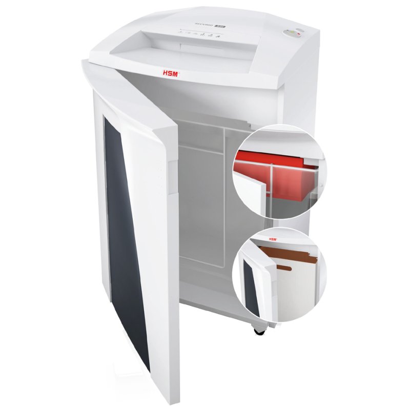 HSM papiervernietiger SECURIO B34, partikelsnit 4,5×30 mm, P-4 beveiligingsniveau