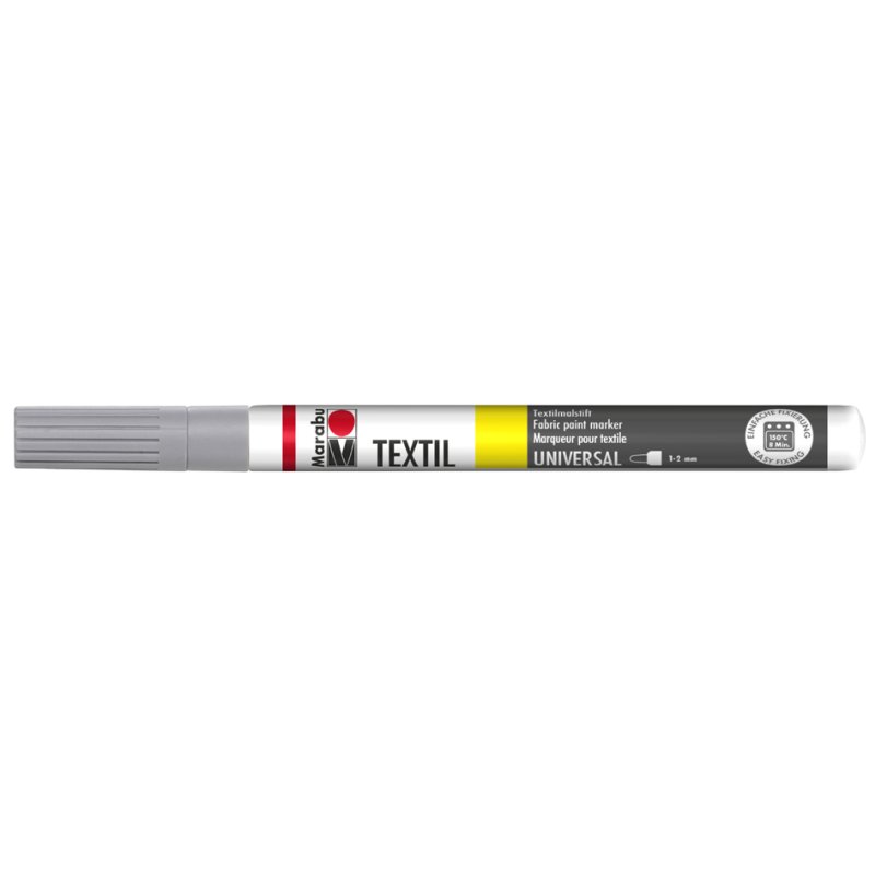Marabu textielmarker Textiel Schilder, azuurblauw, 2-4 mm