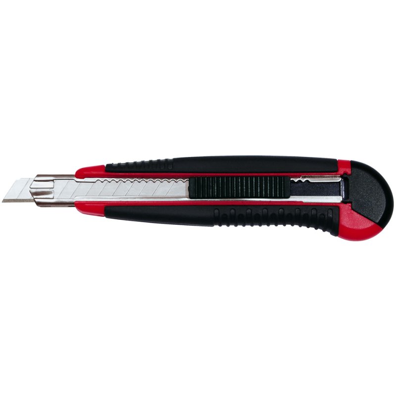 WEDO Profi-Cutter Auto-Load lame de coupe, 18 mm, noir/rouge