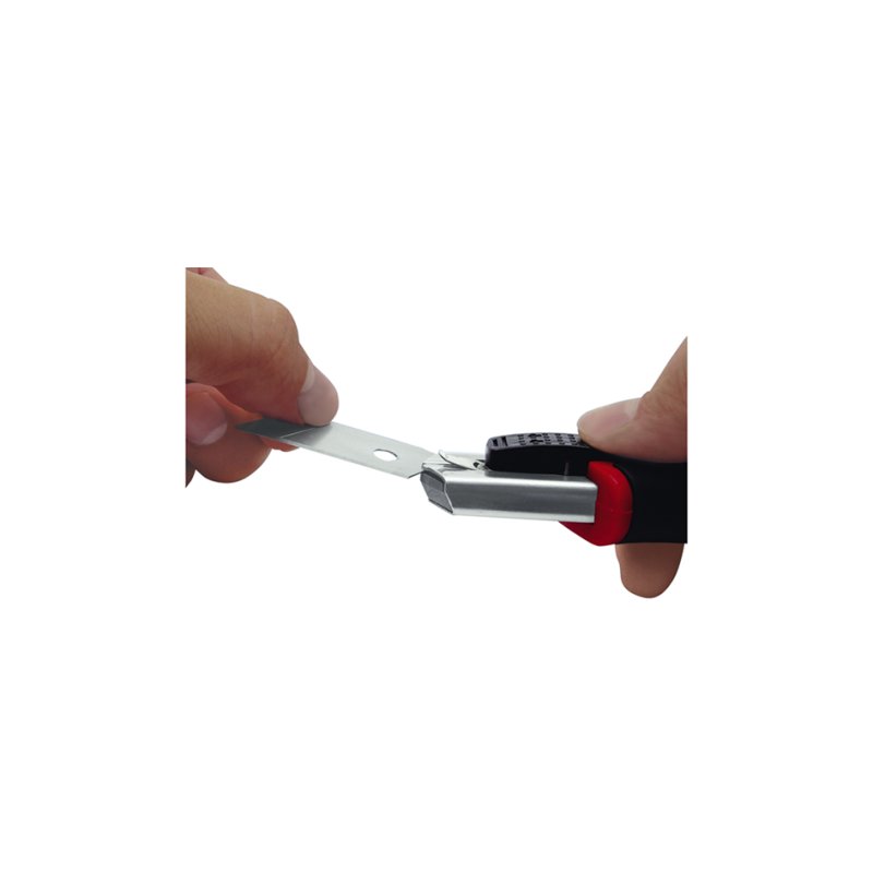 WEDO Profi-Cutter Auto-Load lame de coupe, 18 mm, noir/rouge