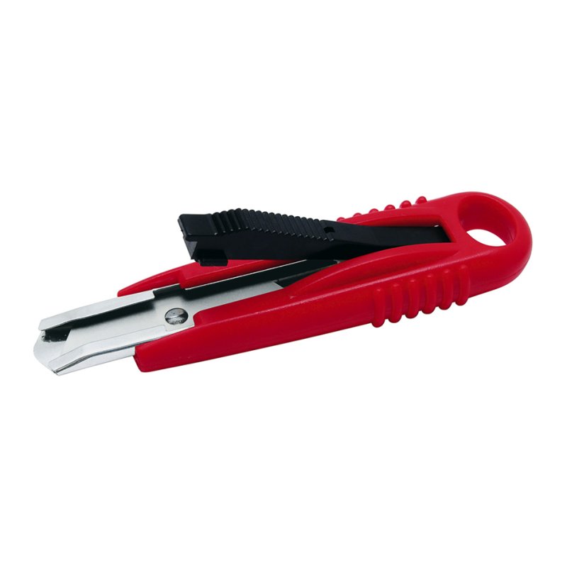 WEDO cutter de sécurité Standard, lame 18 mm, rouge/noir
