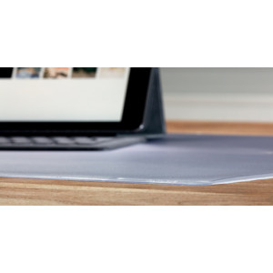 DURABLE bureau-onderlegger DURAGLAS, transparant, 650×500 mm, schrijfelastisch