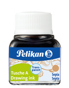 Pelikan inkt A, sepia, 10 ml glas