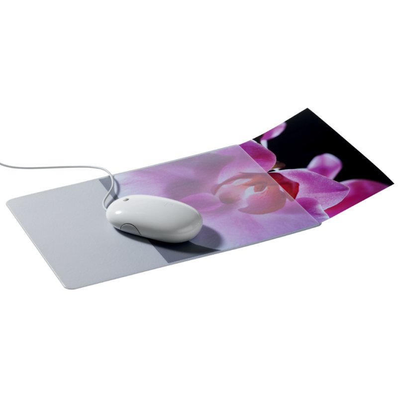 DURABLE tapis de souris extra fin transparent avec pochette de visualisation, 300×200×2,5 mm