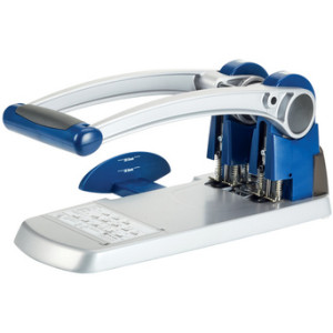 Rexel perforator HD2300X, blauw/zilver/zwart, 300 vel, metaal