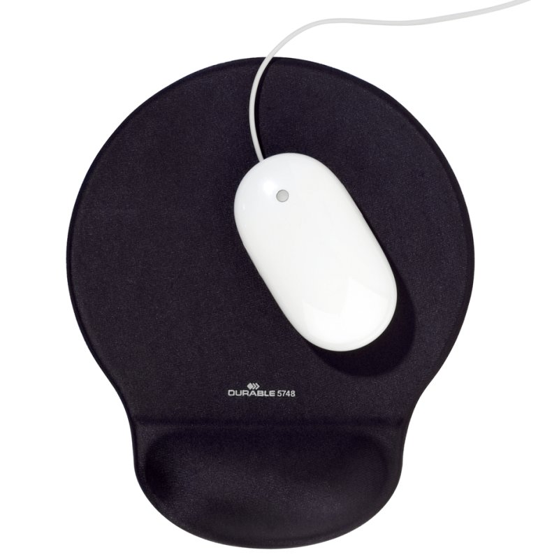 DURABLE repose-poignet ergonomique avec tapis souris, anthracite, 230×260×26 mm