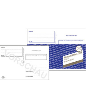 AVERY Zweckform adresstickers 2826, zelfklevend, A6 dwars, 10 stuks per boekje
