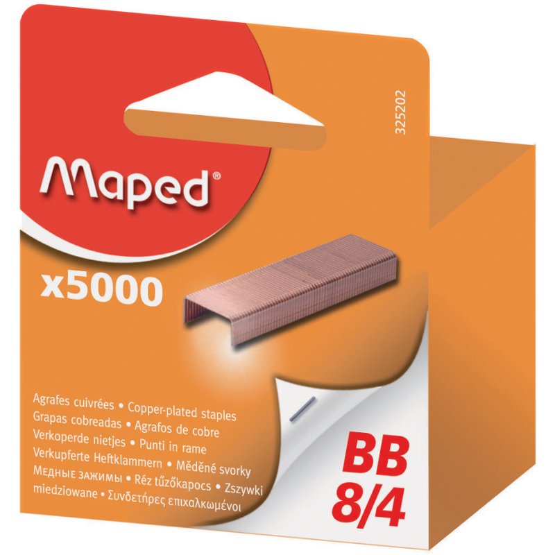 Maped nietjes 24/6, verzinkt, grootverpakking, 5000 stuks