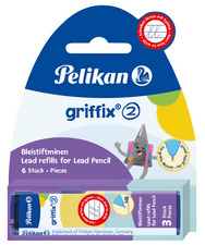 Pelikan Griffix potloodstiften, HB, 3 stuks