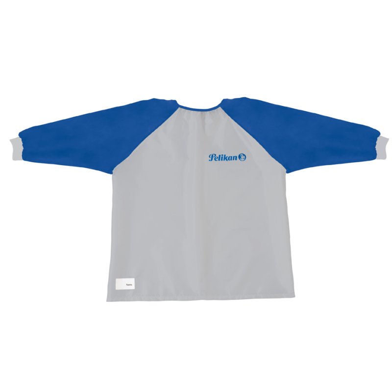Pelikan tablier enfant garçon, gris/bleu, fermeture auto-agrippante, taille M