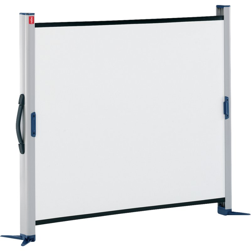 Nobo écran de projection de table, 996×750 mm, blanc mat, mallette aluminium