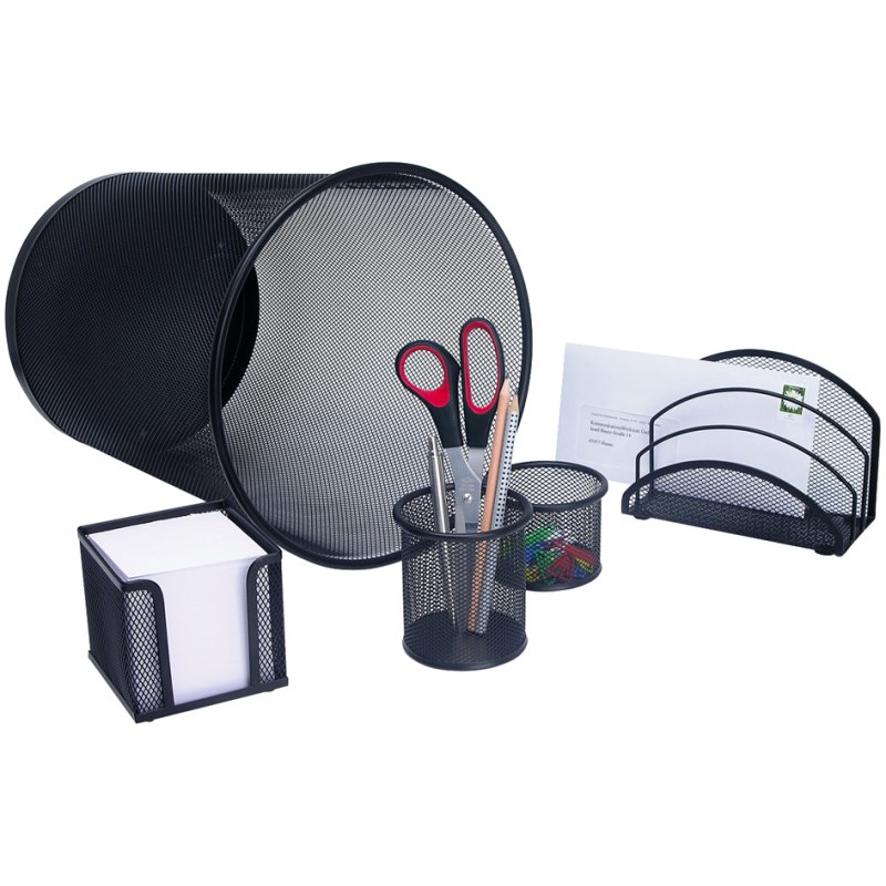 WEDO organisateur de bureau Office, fil métallique, argent, 5 pièces