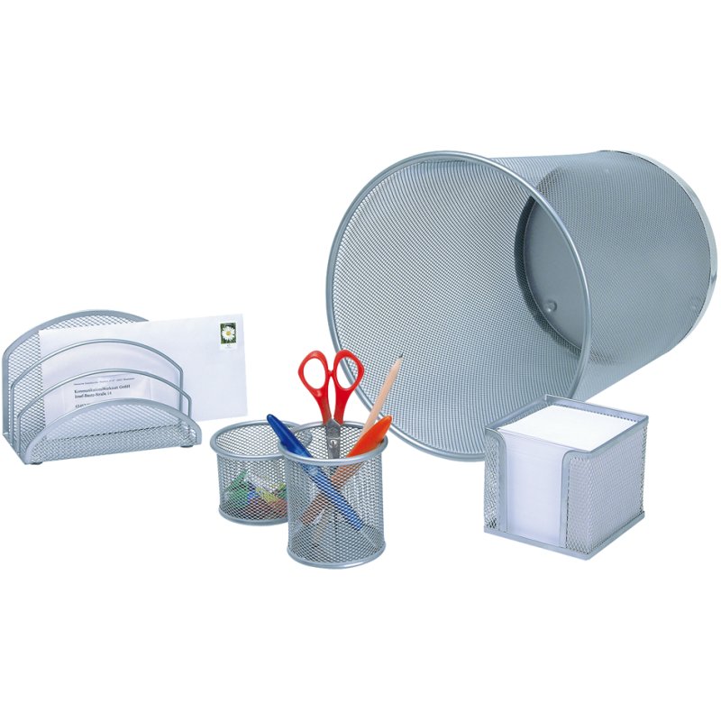 WEDO organisateur de bureau Office, fil métallique, argent, 5 pièces