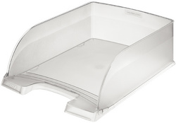 LEITZ documentenbak Plus Jumbo A4, polystyreen, transparant