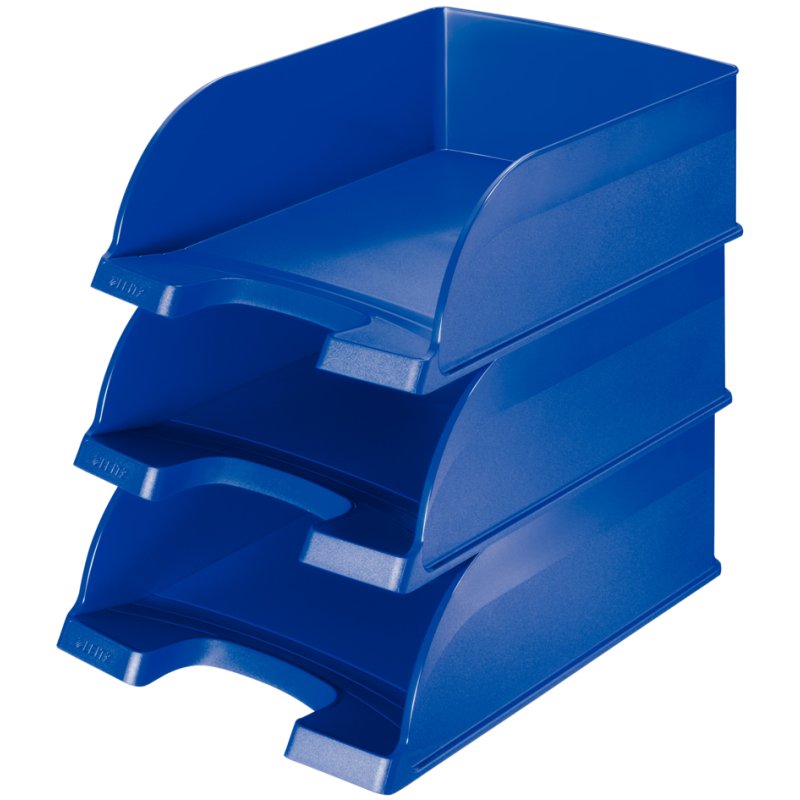 LEITZ bac à courrier Plus Jumbo A4, polystyrène, rouge