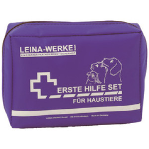 Huisdieren EHBO-set, 24-delig, blauw