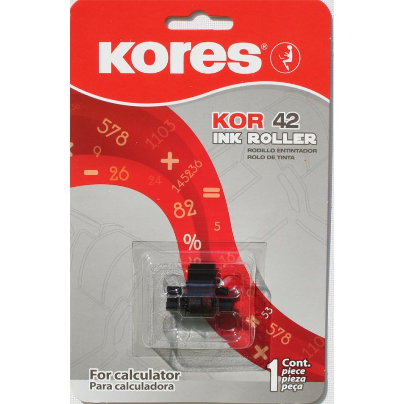 Kores inktrol voor EPSON IR78, zwart en rood