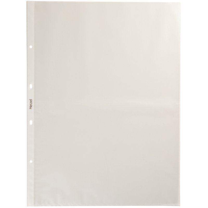 HETZEL chemises de documents Standard A3 à l'italienne, PP structuré, 0,08 mm, 100 pcs