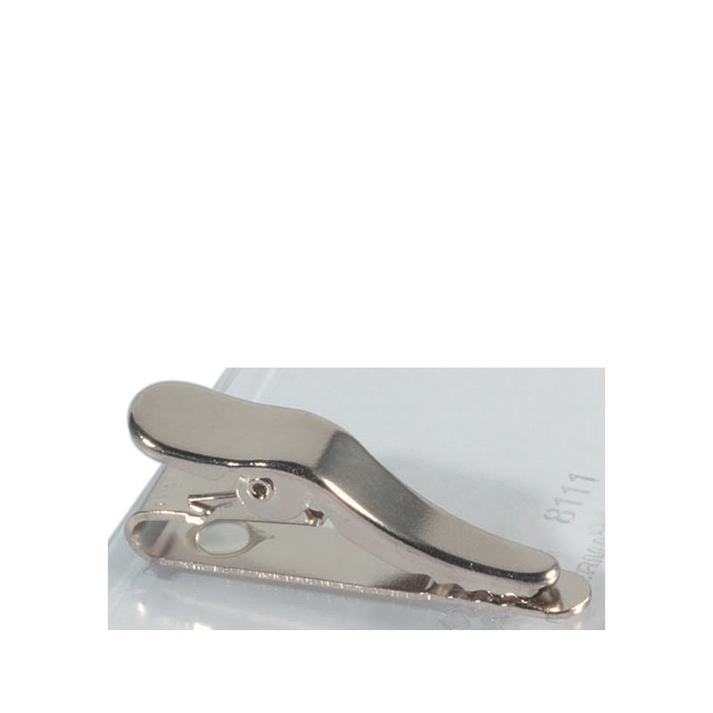 DURABLE badge avec pince crocodile, 90 × 54 mm, transparent, 25 pièces