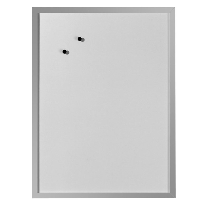 herlitz tableau blanc magnétique, 40 × 60 cm, métal, blanc