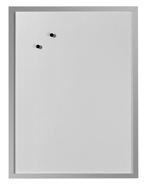 herlitz whiteboard metaal wit, 60×80 cm, inclusief 2 magneten en stift