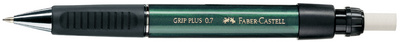 Faber-Castell vulpotlood GRIP PLUS, 0,7 mm, groen, met gum
