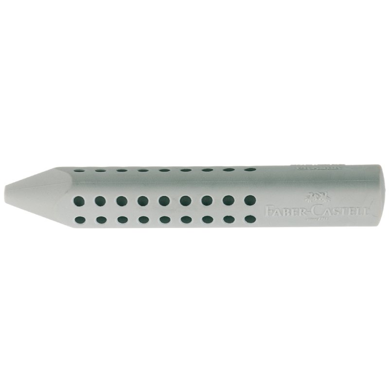 Faber-Castell gomme triangulaire GRIP 2001, rouge/bleu, sans PVC, 10 pièces