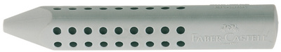 Faber-Castell gum GRIP 2001, driehoekig, grijs, PVC-vrij