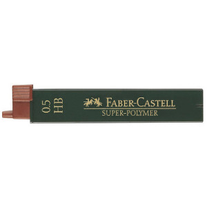 Faber-Castell vulpotloodstiften Super-Polymer, HB, 0,35 mm, 12 stuks
