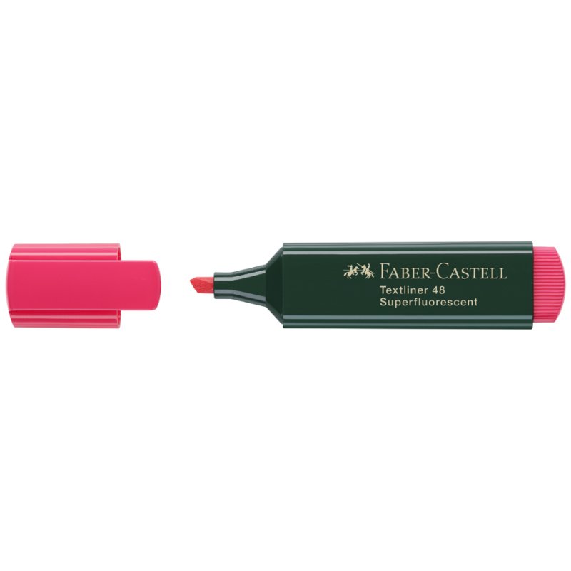 Faber-Castell surligneurs TEXTLINER 48, rechargeables, rose