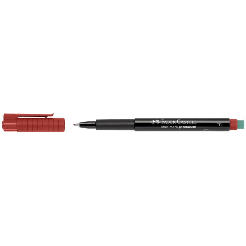 Faber-Castell marqueur permanent, vert, pointe moyenne 1,0 mm
