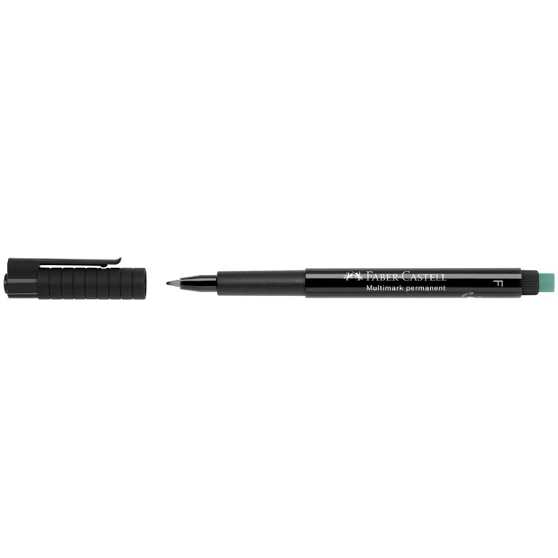 Faber-Castell marqueur permanent, vert, pointe moyenne 1,0 mm
