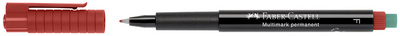 Faber-Castell permanente marker, groen, 0,6 mm, met gum
