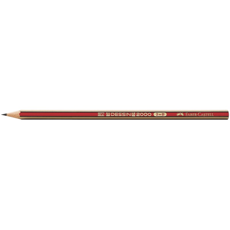 Faber-Castell tekenpotlood Dessin 2000 HB, 2 mm, zeskant
