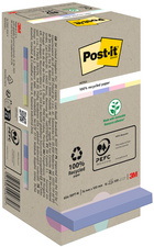 Post-it notitieblokjes Recycled notes, 76×76 mm, gekleurd, 24 stuks