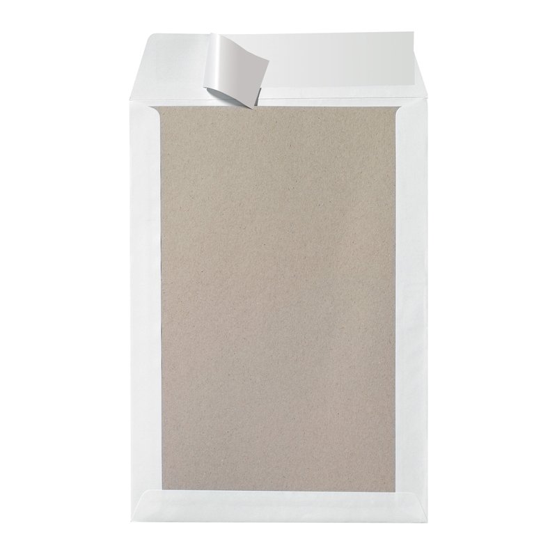 herlitz Enveloppe d'expédition avec dos cartonné, B4, blanc, 10 pièces