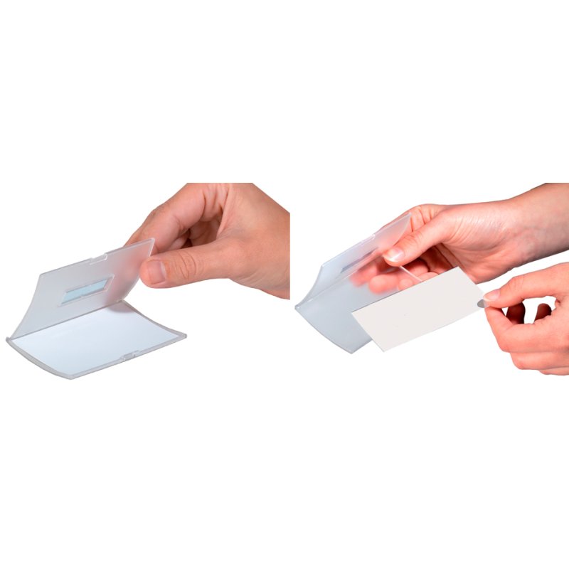 DURABLE porte-nom Click Fold, aimant, 75 × 40 mm, 10 pièces