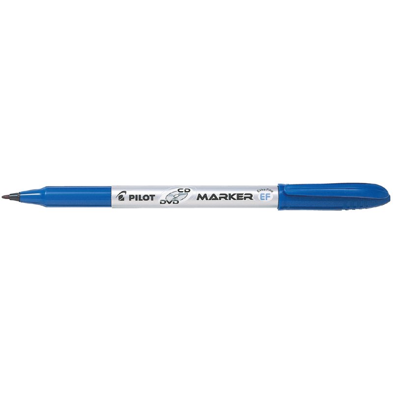 PILOT marqueur permanent CD/DVD BEGREEN, bleu, 0,6 mm